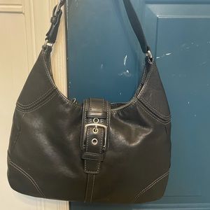 Coach Black Leather Handbag